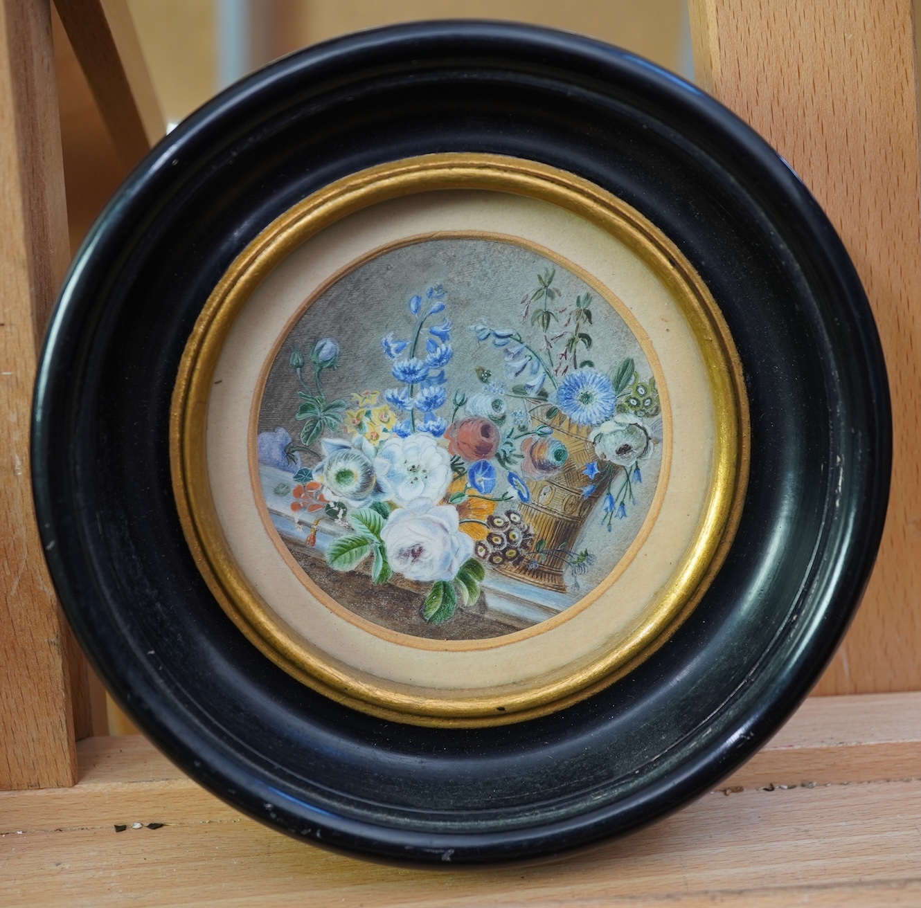 Manner of Christiaen Van Pol, Dutch 1752-1813, A pair of still life studies of fruit, flowers and vessels
